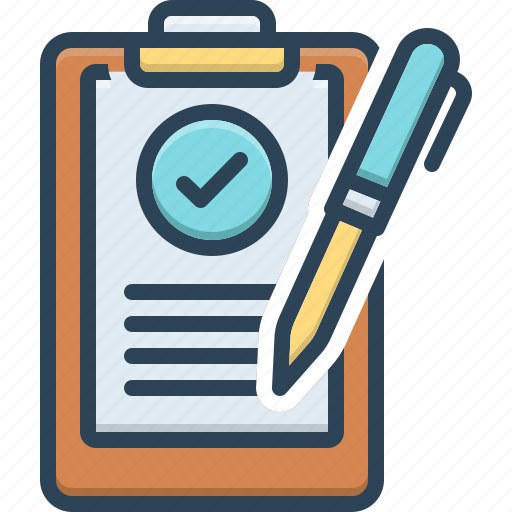 Check, task, checklist, clipboard, report, survey, approved icon - Download on Iconfinder