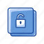 file open, files, padlock, security 