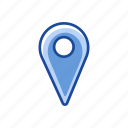 gps, location, map, place