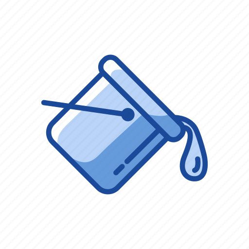 Bucket, color, paint, paint bucket icon - Download on Iconfinder