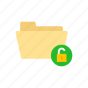 file, folder, unlock file, unlock folder