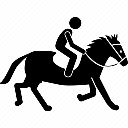 Trot, horse, ride, riding, rider, run, animal icon - Download on Iconfinder