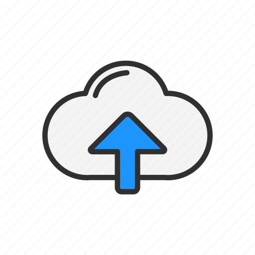 Cloud, icloud file, upload, uploading icon - Download on Iconfinder