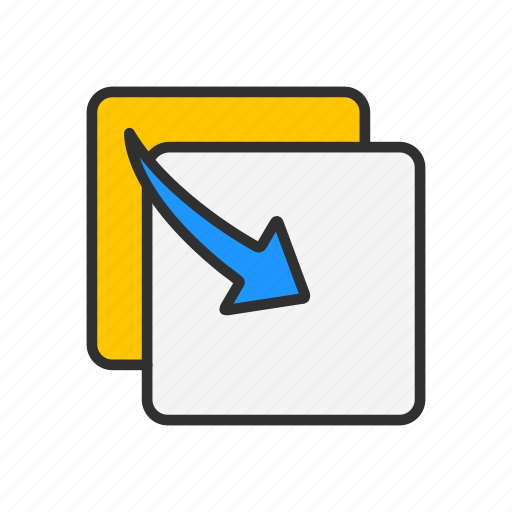 Copy, copy file, duplicate, move file icon - Download on Iconfinder