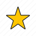 best, rating, star, favorite, gold star