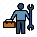 tradesman, worker, repair, maintenance, service