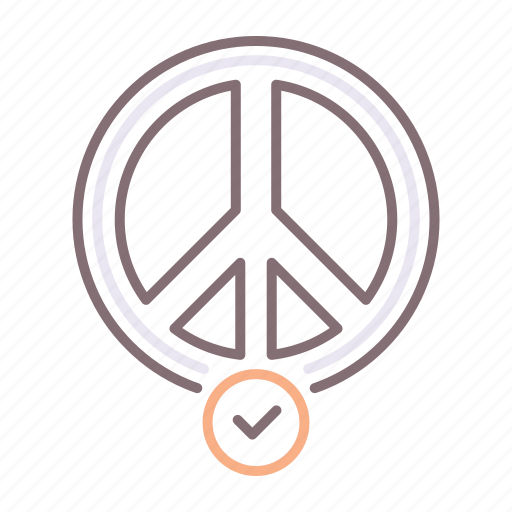 Peace, peaceful, protest, sign icon - Download on Iconfinder