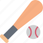 baseball, bat, game, pitch, sport 