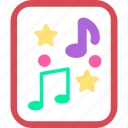 melody, music, note, song, audio, musical, sound