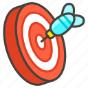 direct, hit, aim, target