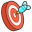 direct, hit, aim, target 
