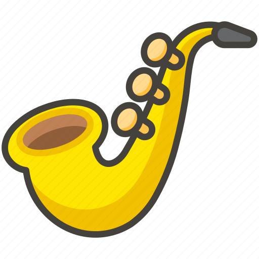 Saxophone icon - Download on Iconfinder on Iconfinder