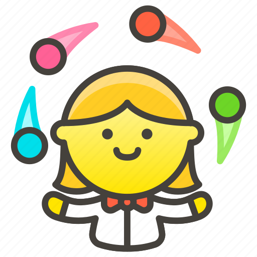 Juggling, woman icon - Download on Iconfinder on Iconfinder