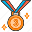 3rd, medal, place 