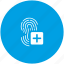 access, add, biometry, data, database, finger, gesture 
