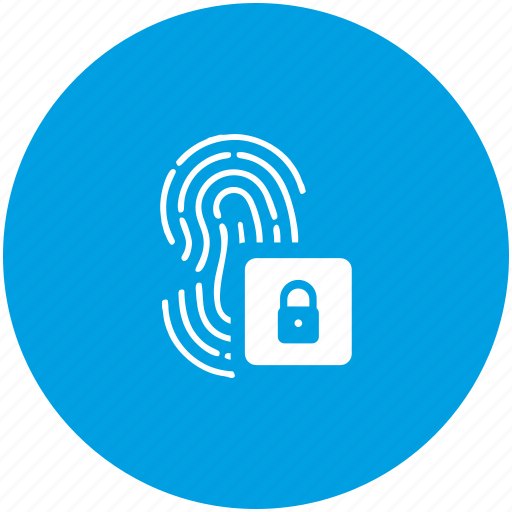 Access, biometry, finger, lock, gesture, protection, secure icon - Download on Iconfinder
