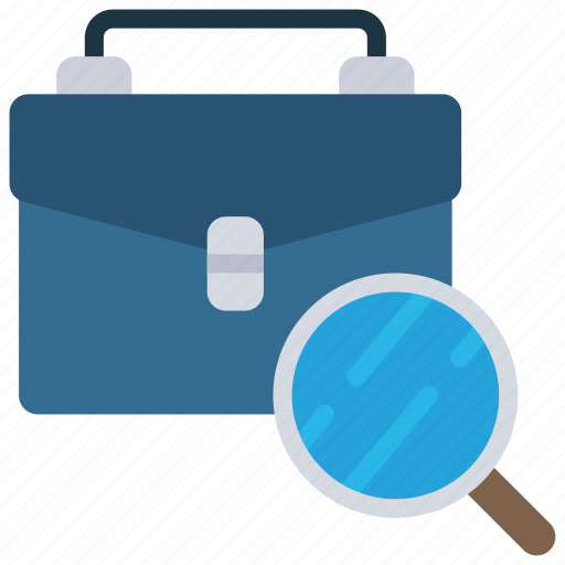 Business, analysis, brief, case, job, loupe icon - Download on Iconfinder