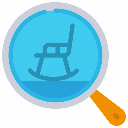 Pension, analysis, retirement, loupe, magnifyingglass icon - Download on Iconfinder
