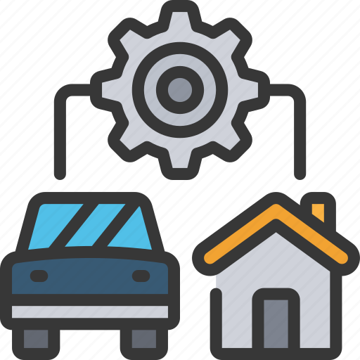 Asset, management, assets, home, car, manage icon - Download on Iconfinder