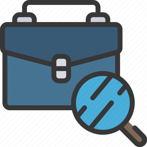 Business, analysis, brief, case, job, loupe icon - Download on Iconfinder