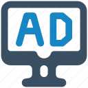 banner, ad, advertisement, computer, monitor, digital, marketing