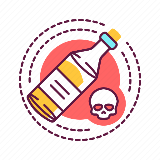 Addiction, alcohol, bad, habit, skull icon - Download on Iconfinder