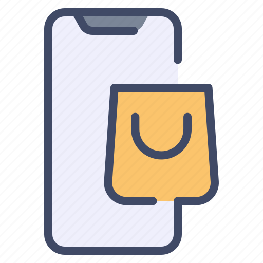 Addiction, bag, online, shopping, smartphone icon - Download on Iconfinder