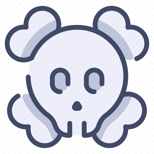 Bone, danger, death, poison, skull, toxic icon - Download on Iconfinder