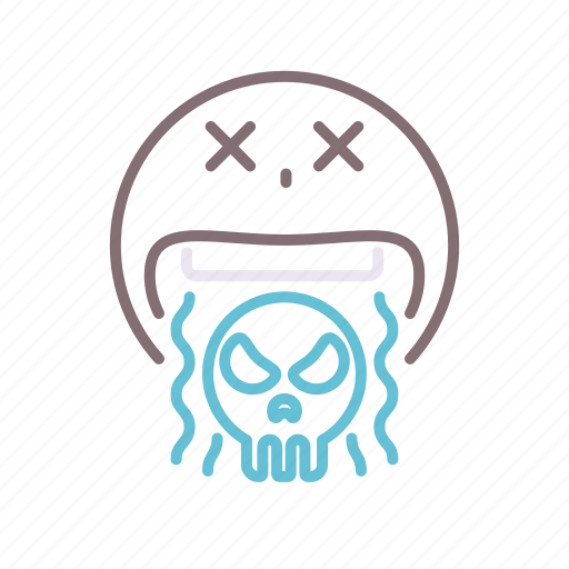 Dead, intoxication, poison, toxic icon - Download on Iconfinder