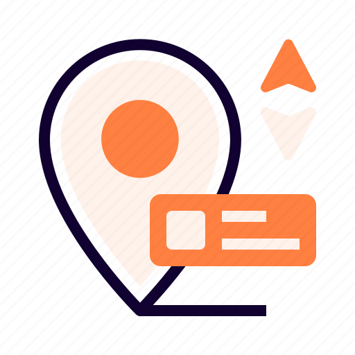 Location, pin, gps, navigation, direction, pointer, place icon - Download on Iconfinder