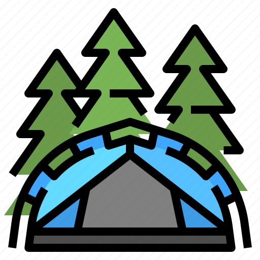 Activities, adventure, camp, holiday, tend icon - Download on Iconfinder