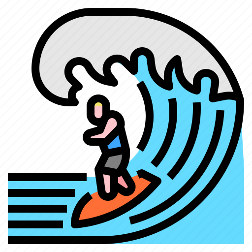 Adventure, extreme, sport, surf icon - Download on Iconfinder