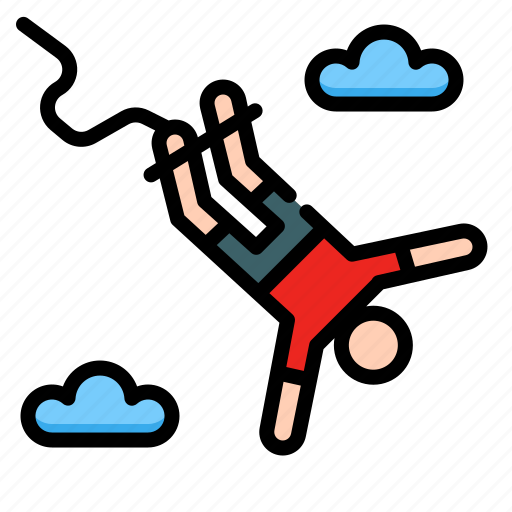 Activities, adventure, bungee, extreme, jump, outdoor, sport icon - Download on Iconfinder