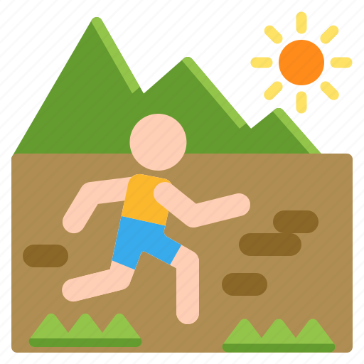 Activities, adventure, extreme, outdoor, running, sport, trail icon - Download on Iconfinder