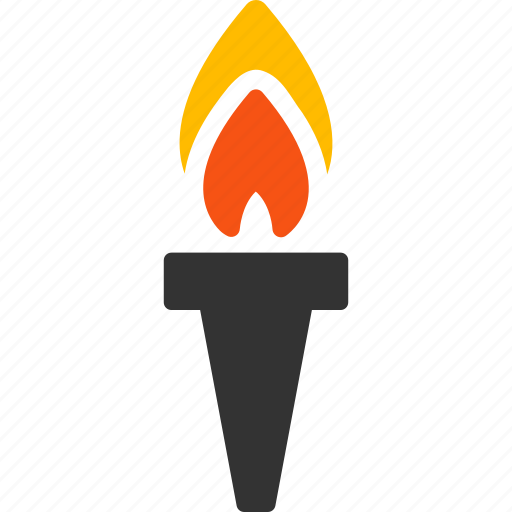 Torch, light, flame, liberty, peace, sport fire, success icon - Download on Iconfinder