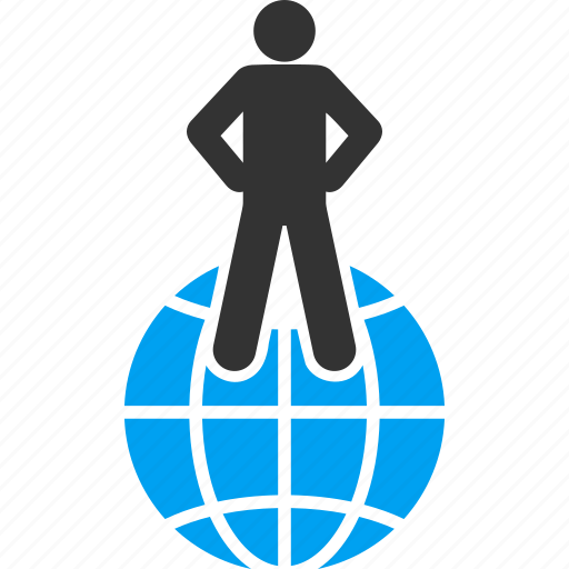 Global business, international, planet, world commander, boss, dictator, management icon - Download on Iconfinder