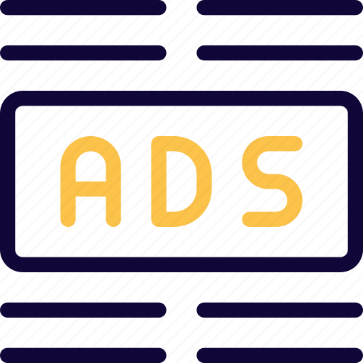 Ads, center, margin, business, advertising icon - Download on Iconfinder