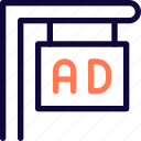 ads, display, two, business, advertising