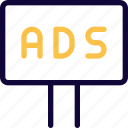 billboard, ads, business, advertising