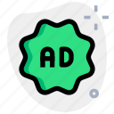 ads, label, business, advertising