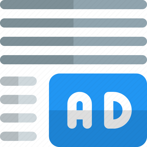 Ads, right, corner, margin, business, advertising icon - Download on Iconfinder