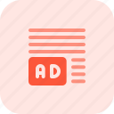 ads, left, corner, margin, business, advertising
