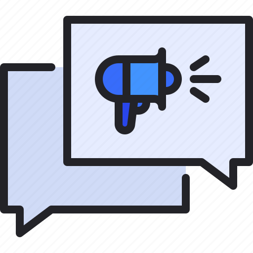 Conversation, megaphone, marketing, speaker, talk icon - Download on Iconfinder