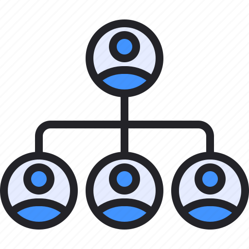 Hierarchy, structure, user, teamwork, organization icon - Download on Iconfinder