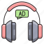 ads, advertisement, audio, media, speaker 