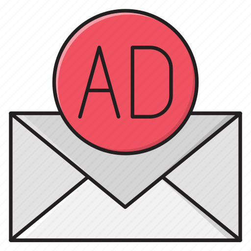 Ads, advertisement, inbox, mail, message icon - Download on Iconfinder
