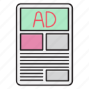 ads, marketing, media, news, press