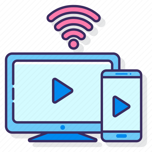 Ott, play, signal, video, wifi icon - Download on Iconfinder