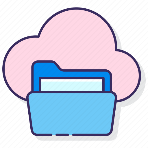 Cloud, data, folder, party, second icon - Download on Iconfinder