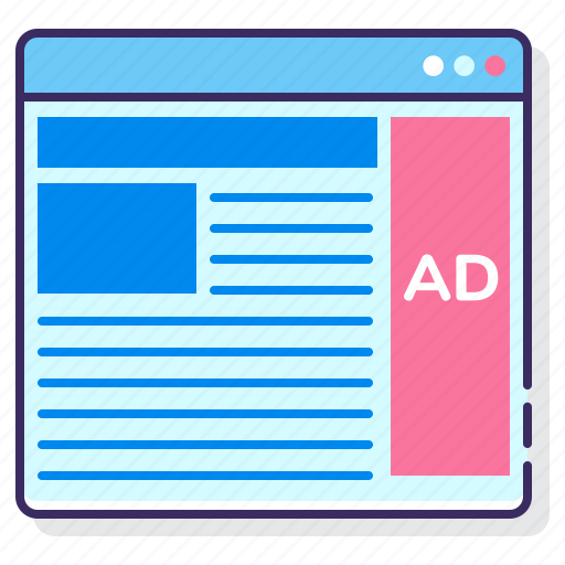 Advertising, browser, skyscraper, website icon - Download on Iconfinder
